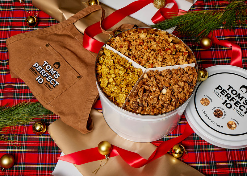 3 Granola Tin With Apron