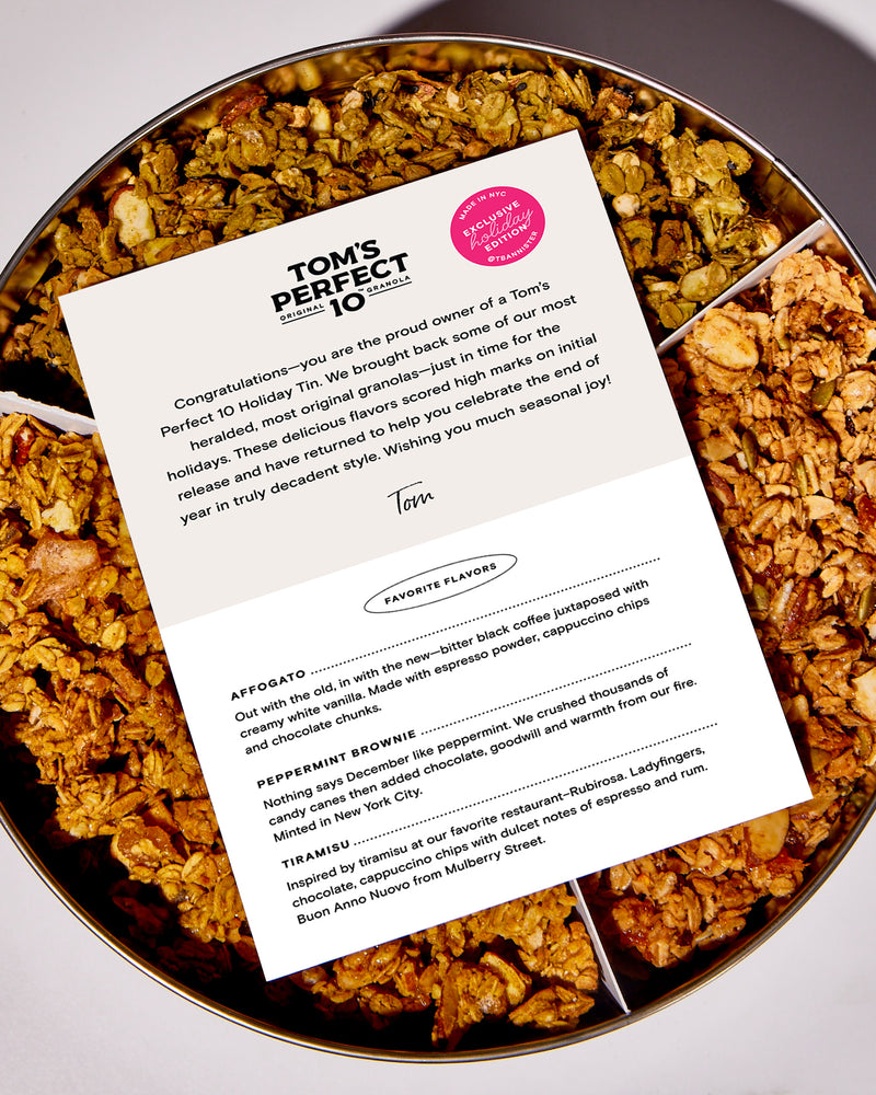 3 Granola Tin With Apron