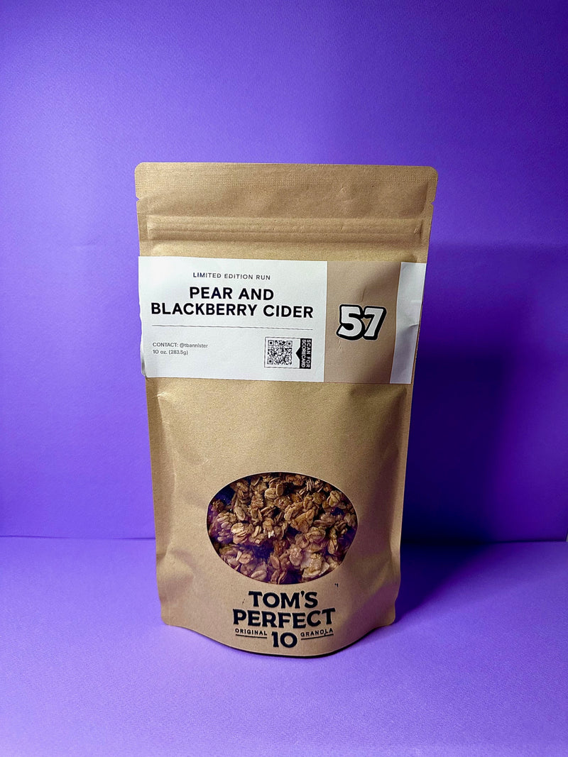 Pear and Blackberry Cider Granola
